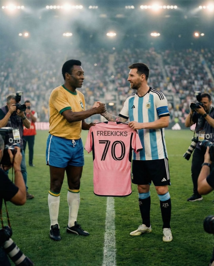 九游娱乐平台-认可这版统计！罗马诺晒图：梅西任意球数平贝利，差儒尼尼奥7球